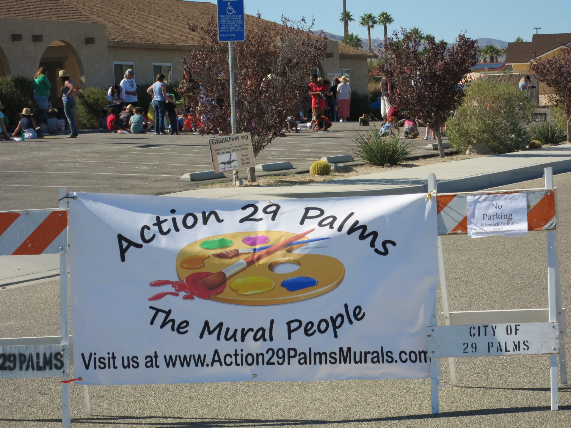 Chalkfest in 29Palms. Foto: Gabrielle Ferrazzini