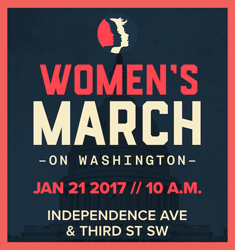 Bild aus der Homepage der Organisation Women's March