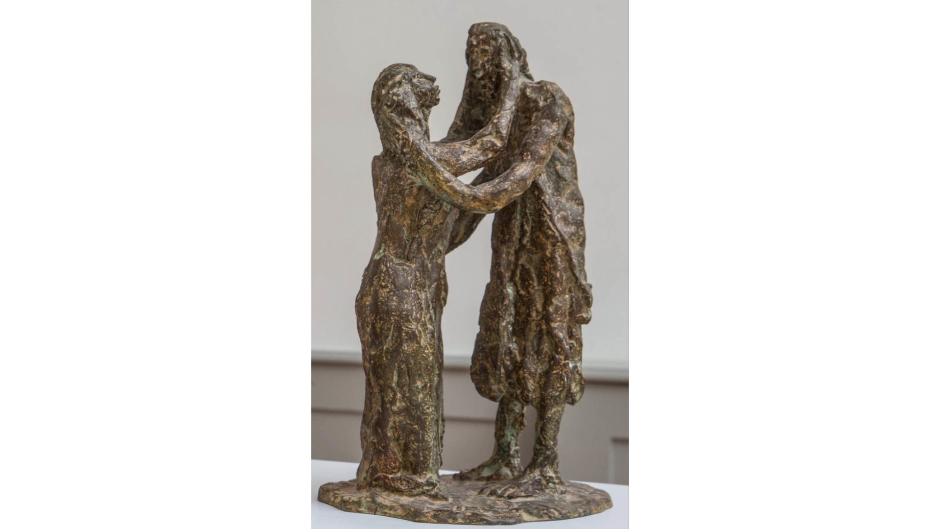 Dorothee Wyss und Niklaus von Flüe. Statue von Hugo Imfeld. (Foto:  © Museum Bruder Klaus Sachseln)