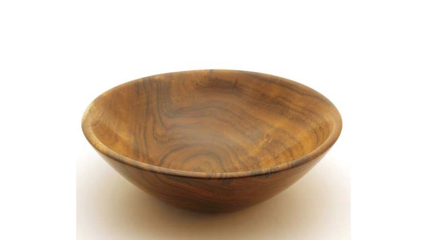 Ohne Nahrung: eine leere gedrechselte Holzschale aus Costa Rica. (© Ceibadesign)