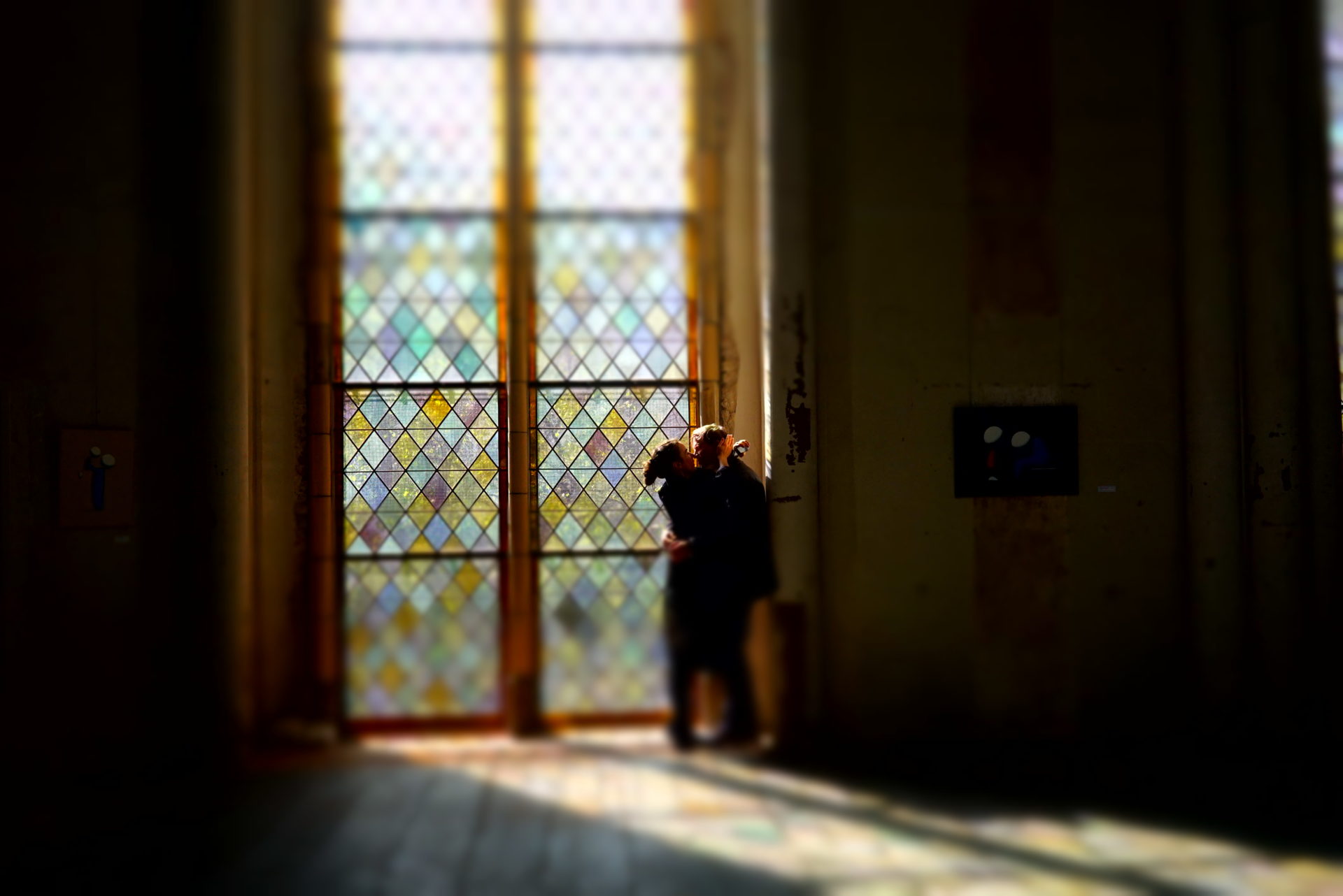Magischer Moment in der Zionskirche in Berlin. 
© Vera Rüttimann 2017