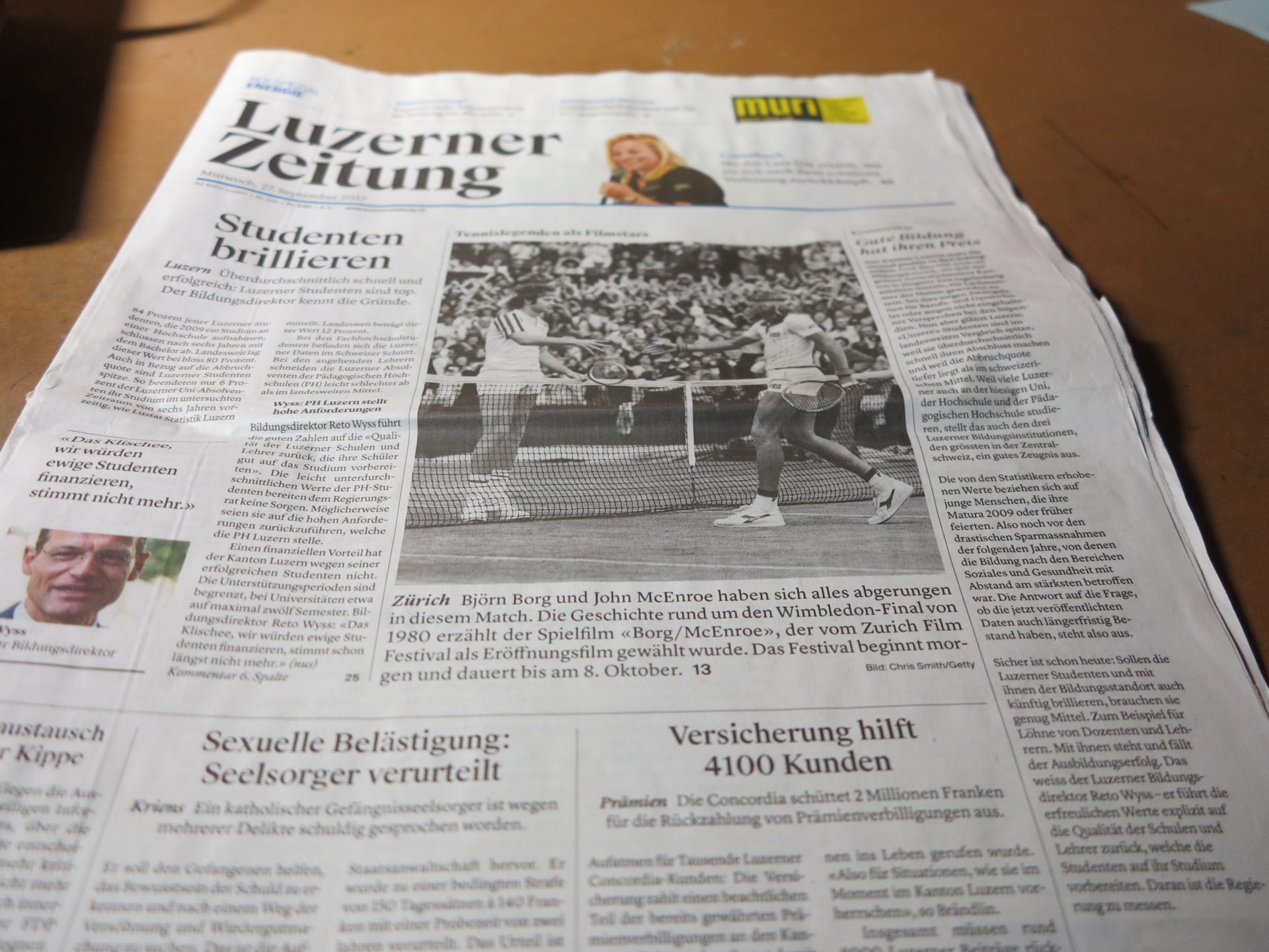 Was kommt (nicht) in die Zeitung. © Walter Ludin