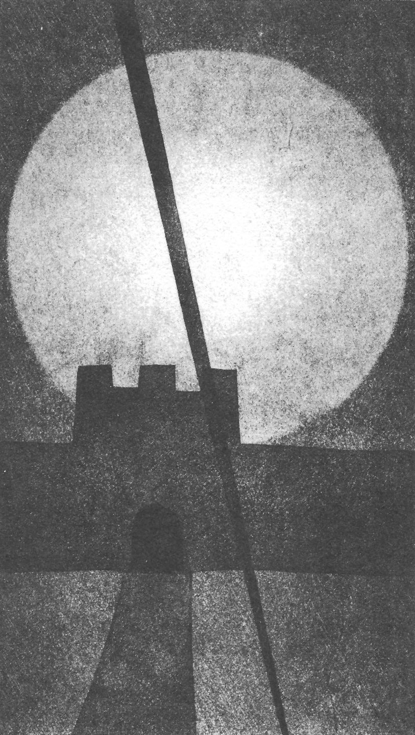 Alois Spichtig (1927-2014), Vision bei Liestal, Holzschnitt 1981 (Scan: Peter Spichtig)