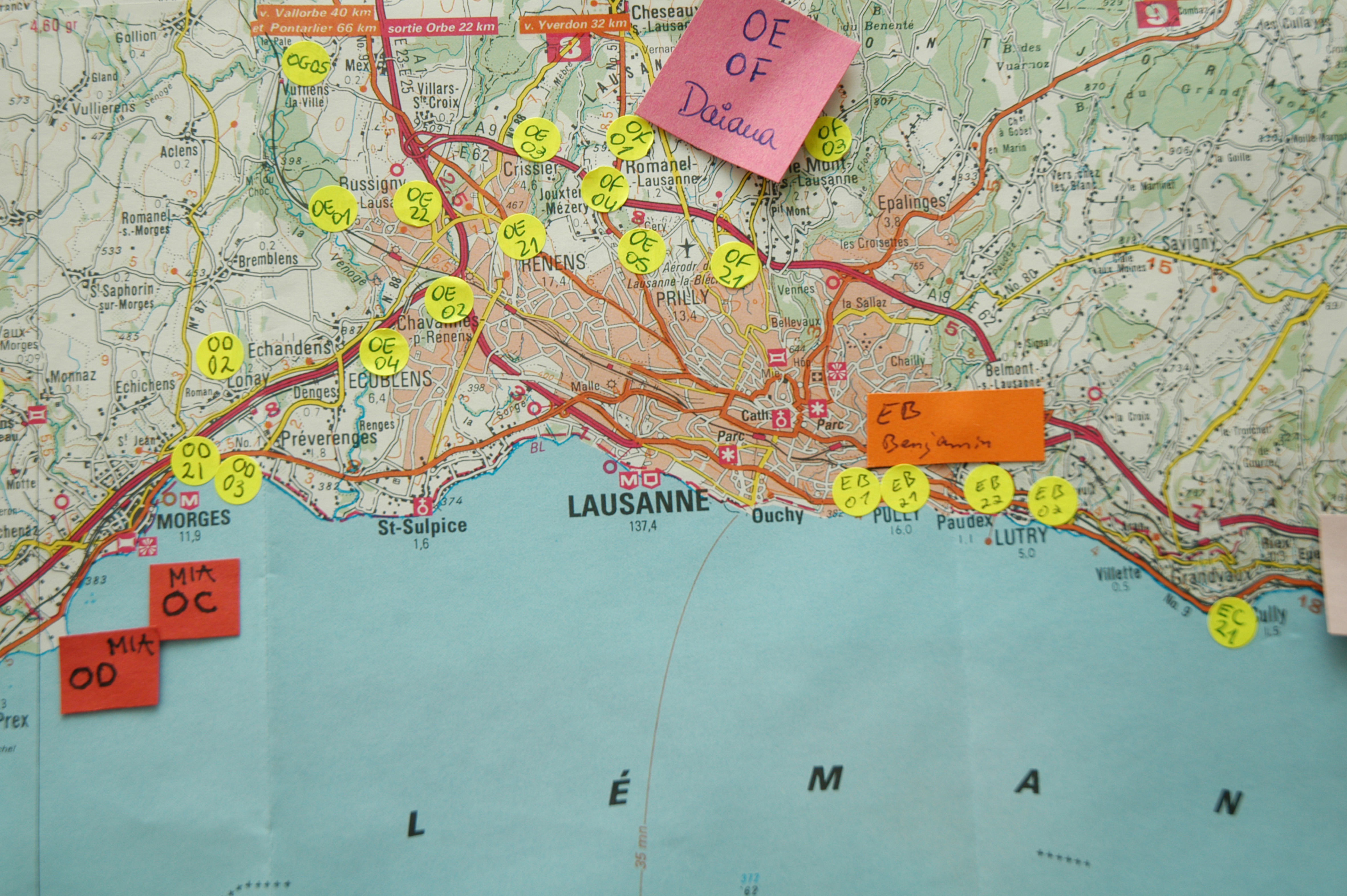 Taize Location Map Lageplan. Europäisches Taizé-Treffen in Genf © Vera Rüttimann 2007 ...