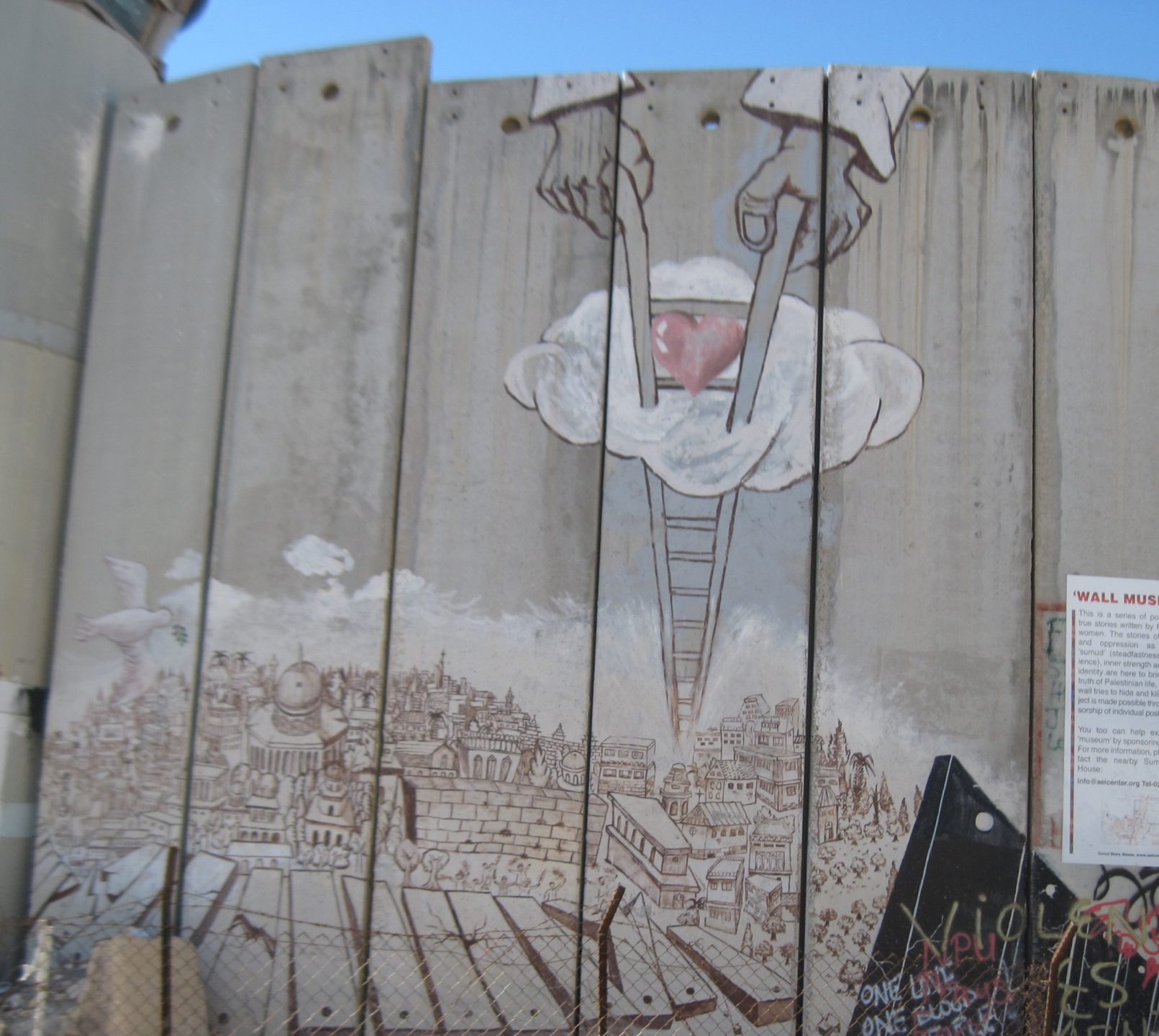 Trennmauer in Bethlehem