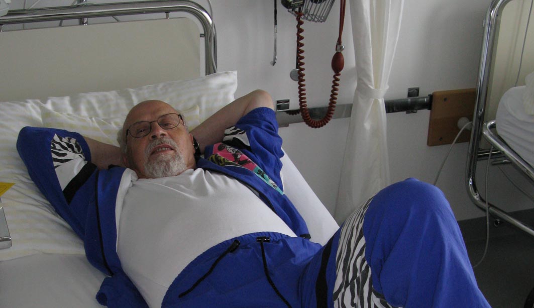 Krank im Spital Krank im Spital © Walter Ludin
