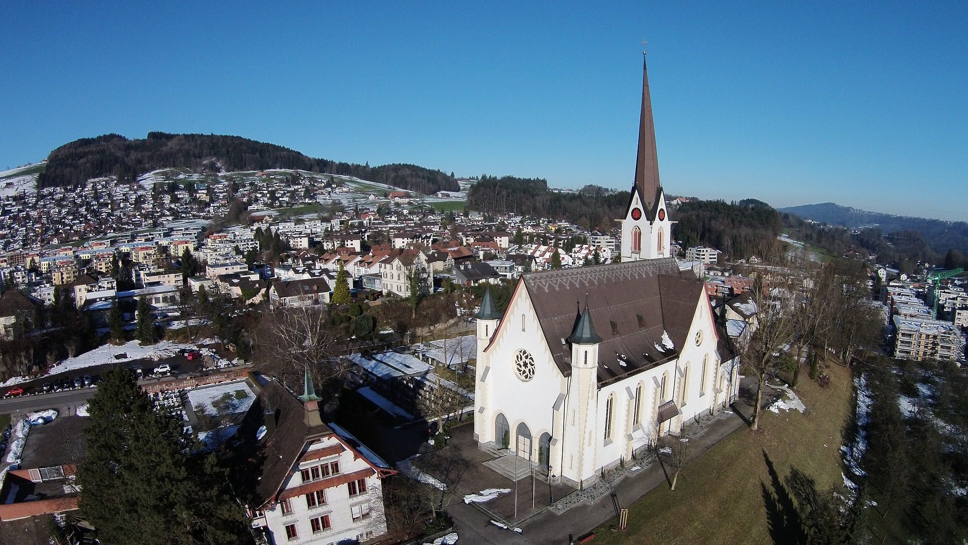 die Kirche "meiner" Pfarrei Abtwil