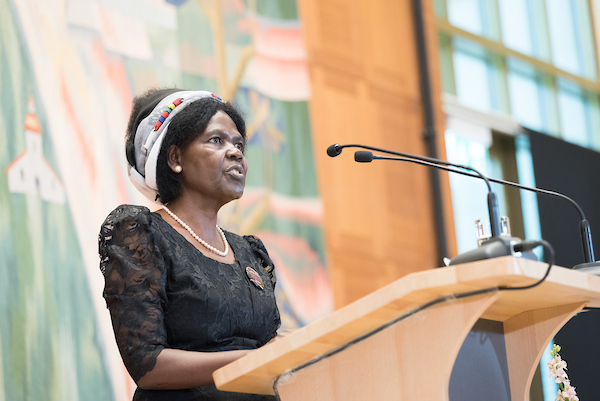 Agnes Abuom aus der Anglikanschen Kirche von Kenia. Foto: Albin Hillert/WCC