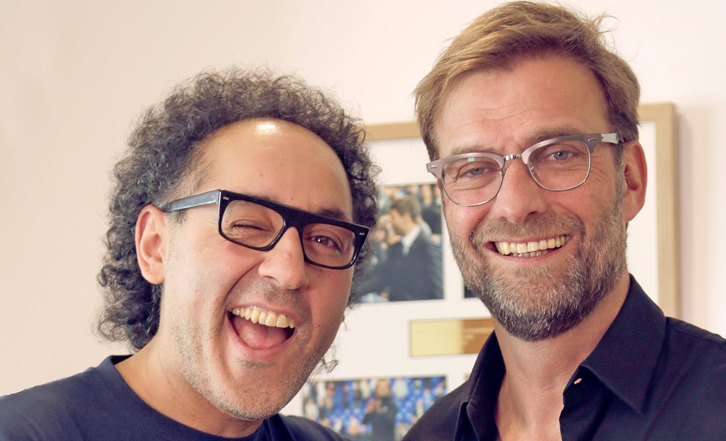 David Kadel und Jürgen Klopp. (Bild zVg)
