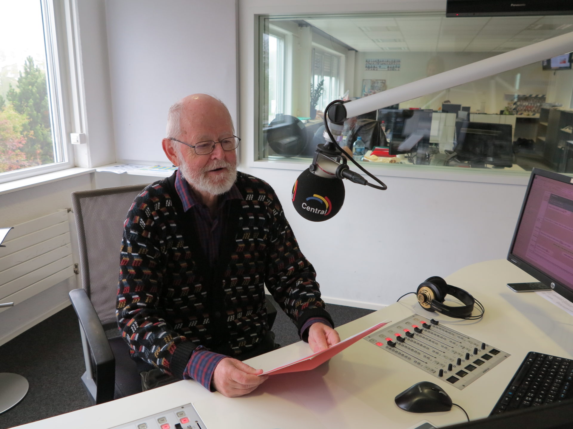 Walter Ludin im Studio