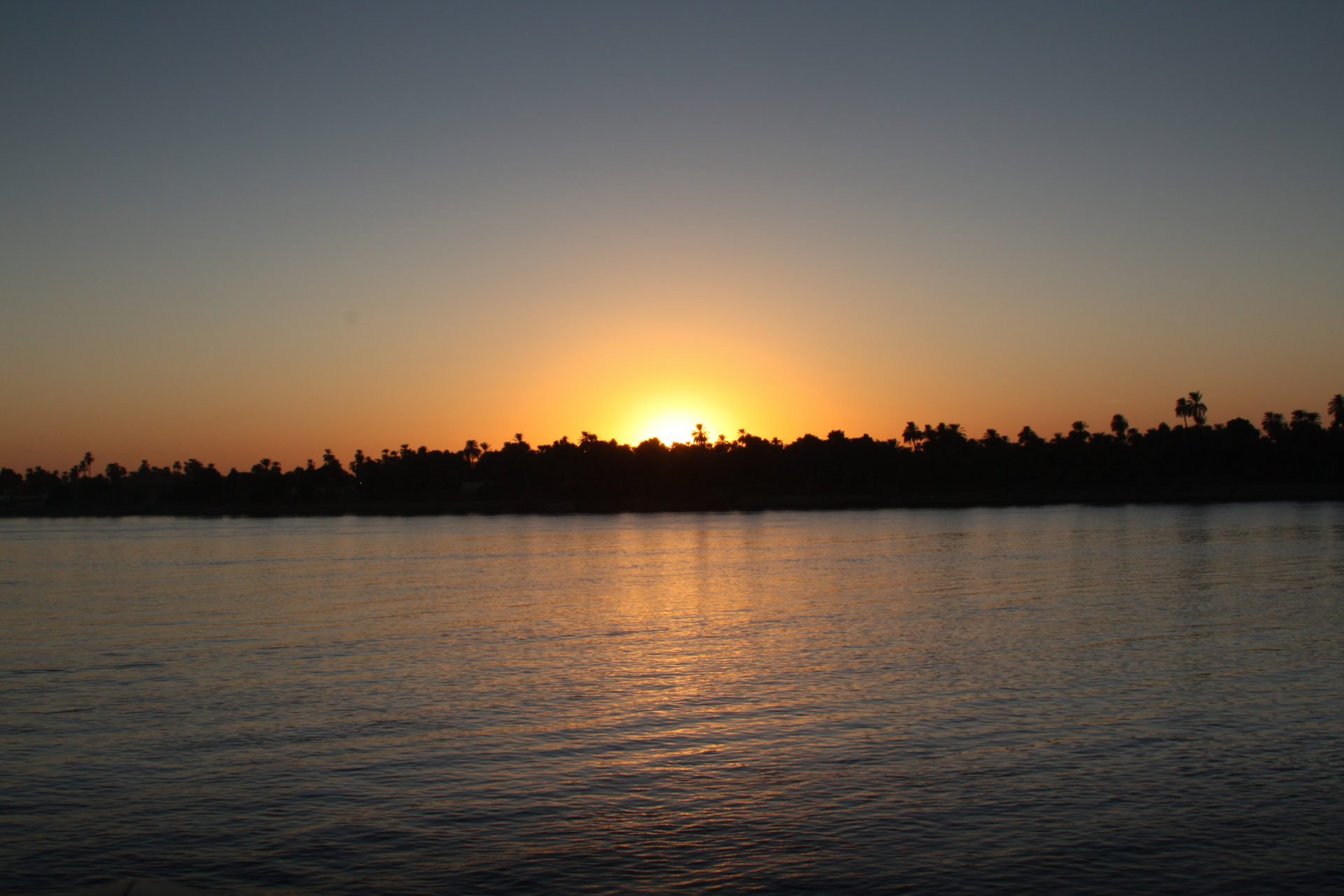 Sonnenuntergang am Nil © Steffi Pelz/pixelio.de