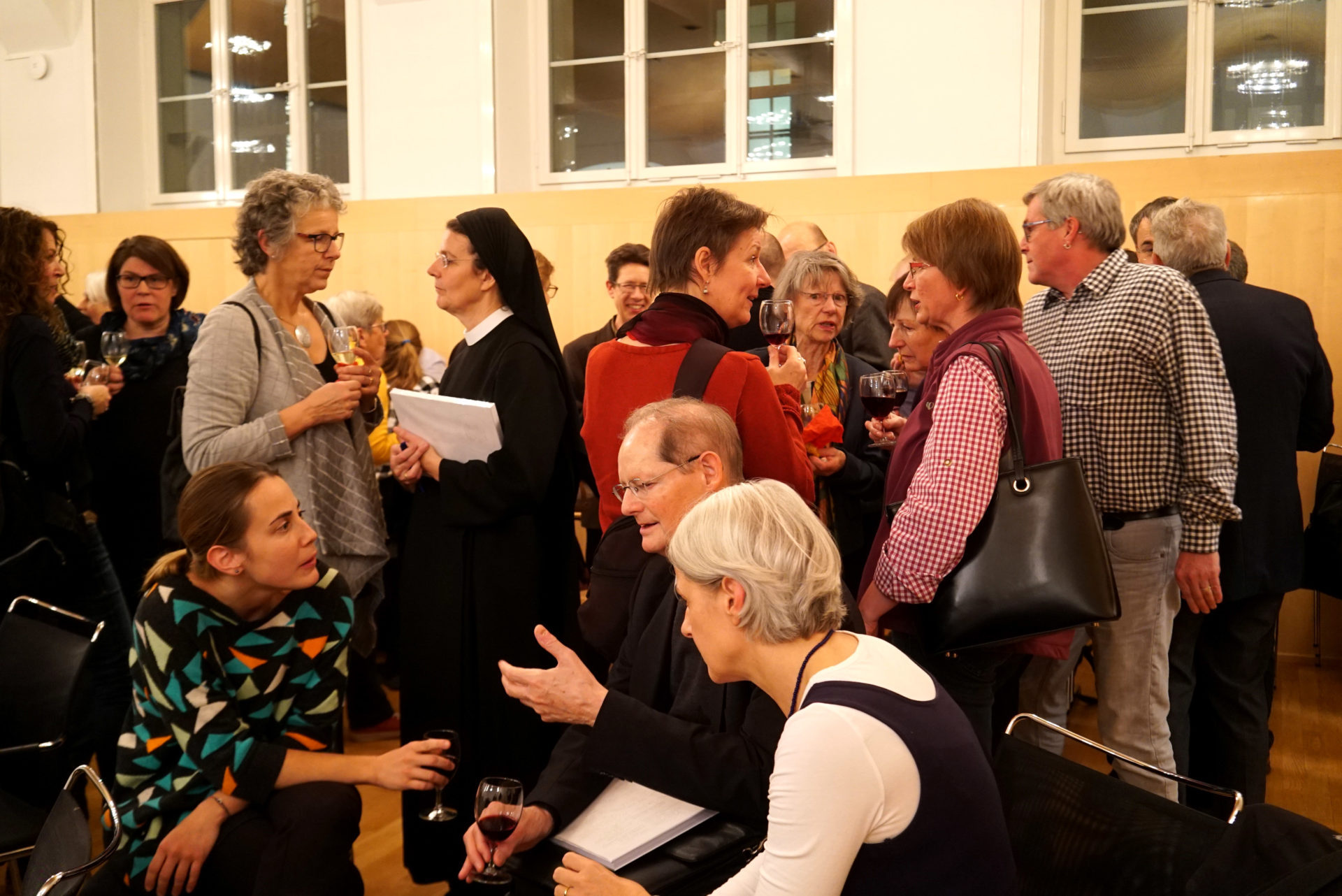 Buchvernissage Kirche mit den Frauen in Zürich.
© Vera Rüttimann 2018