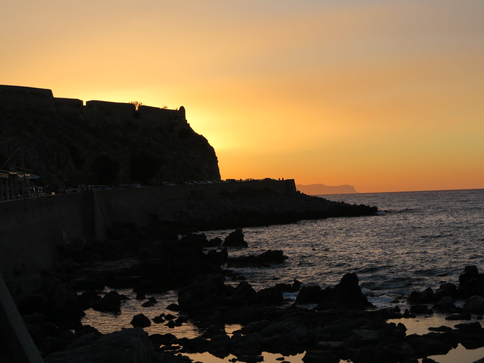 Sonnenuntergang in Rethymnon, Kreta  © Walter Ludin 2016