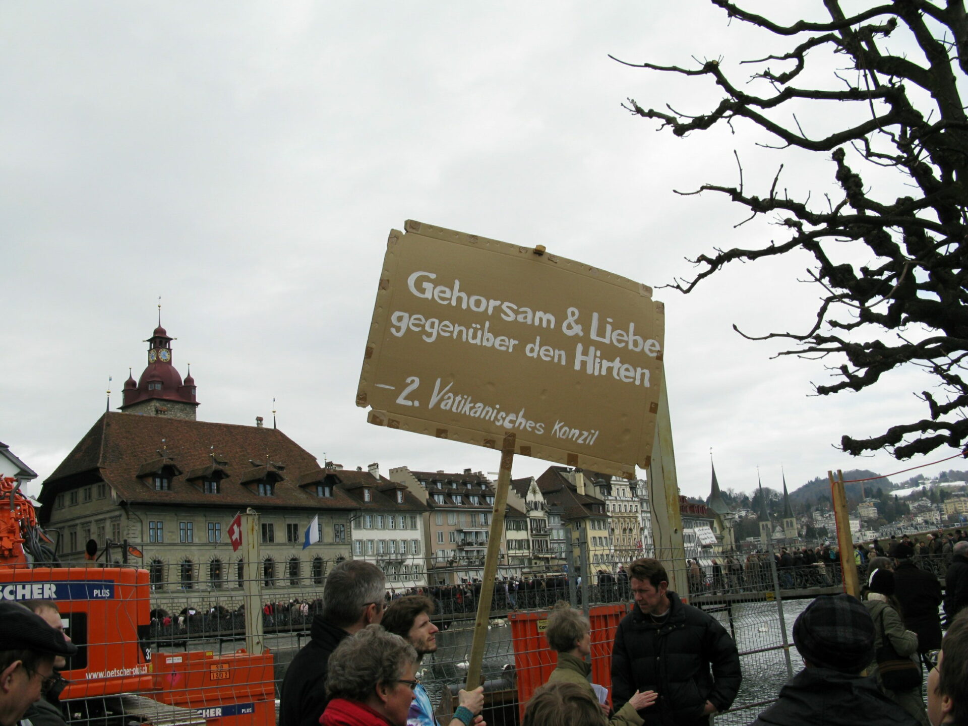 Kirchendemo 2009 in Luzern © Walter Ludin
