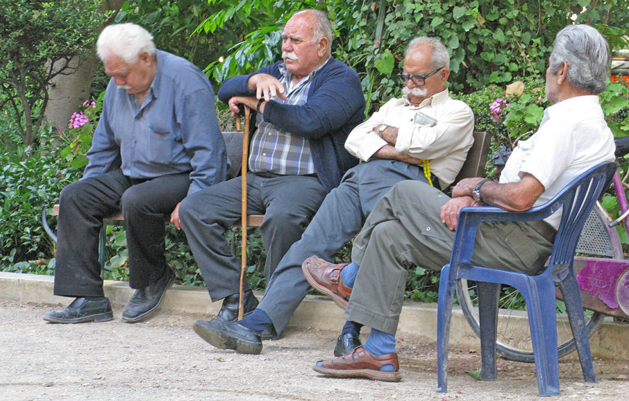 Glückliches Alter auf Kreta  © Walter Ludin