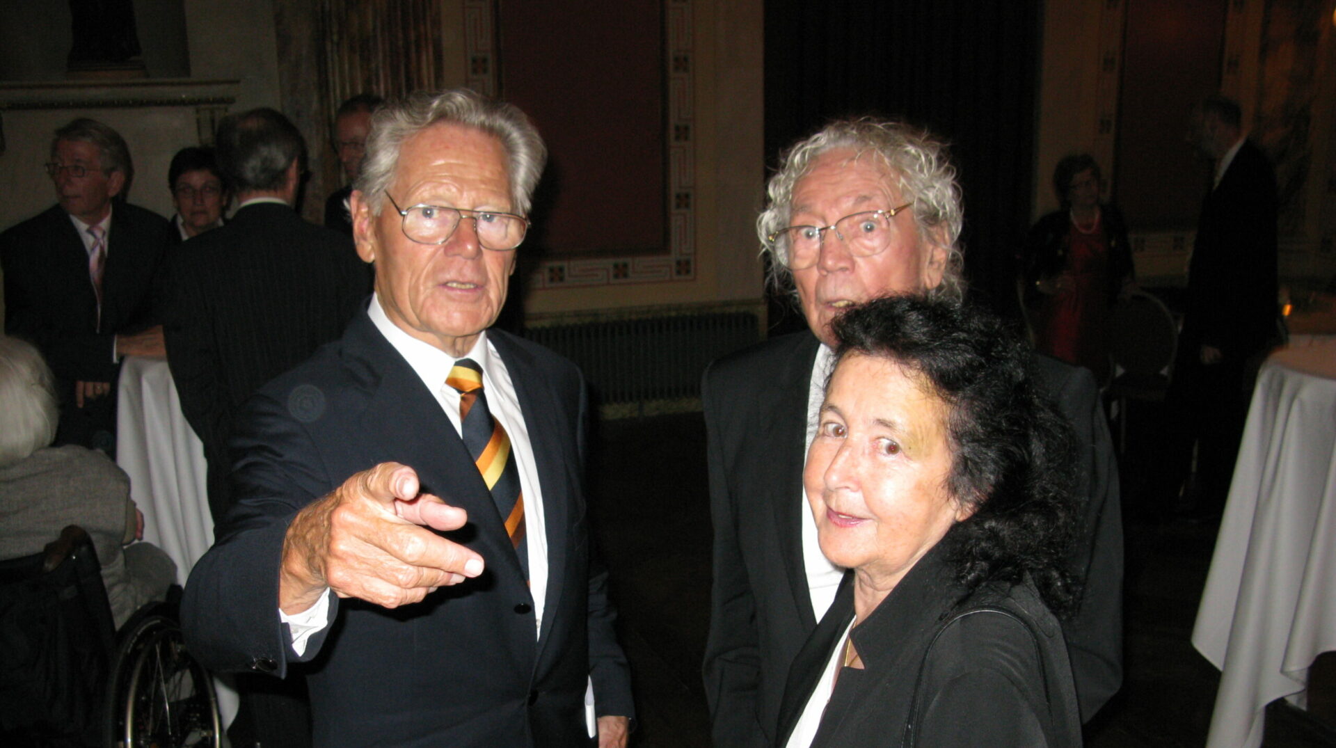 Hans Küng, Hans und Doris Erni © Walter Ludin