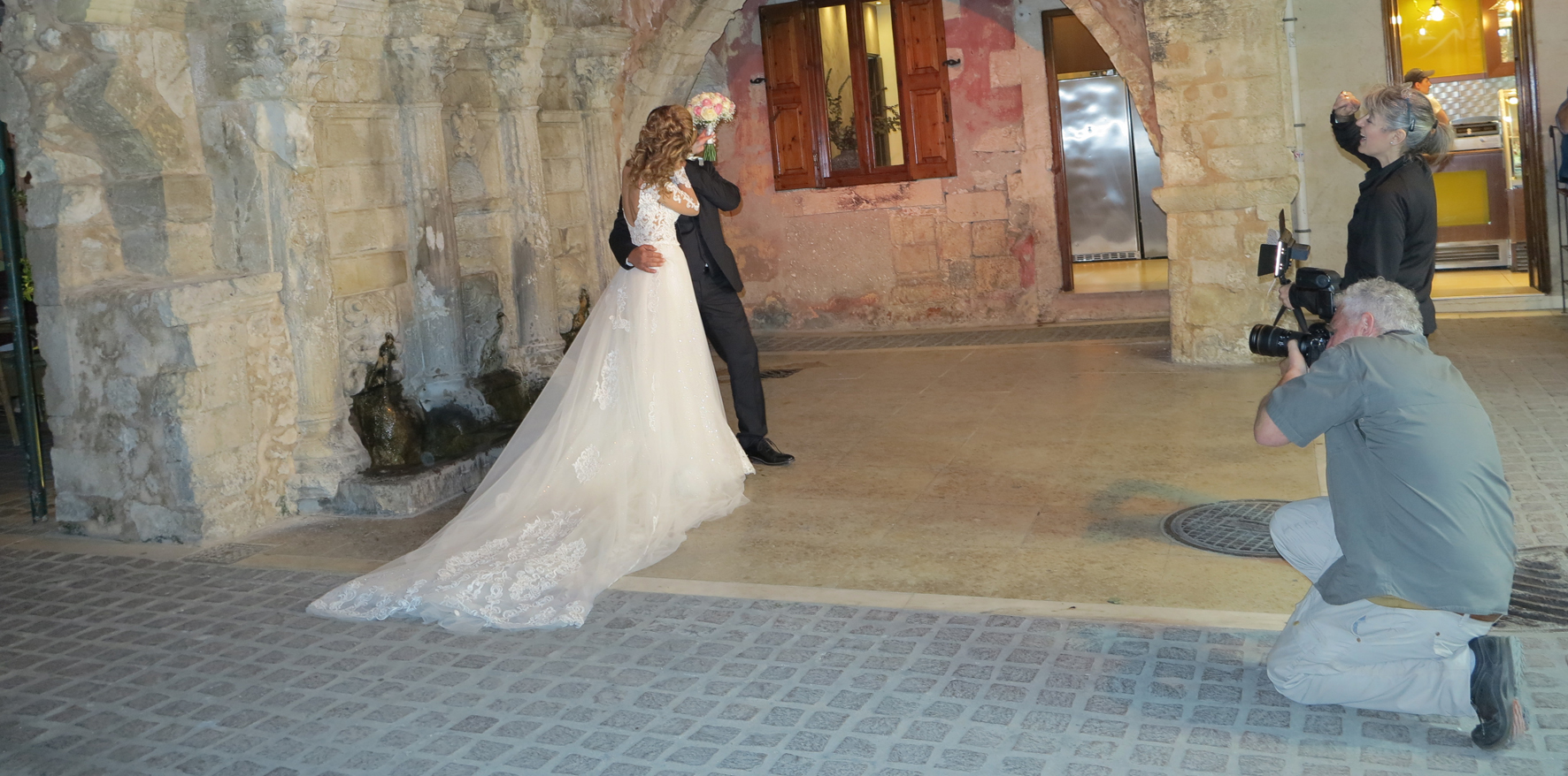 Hochzeitspaar auf Kreta © Walter Ludin