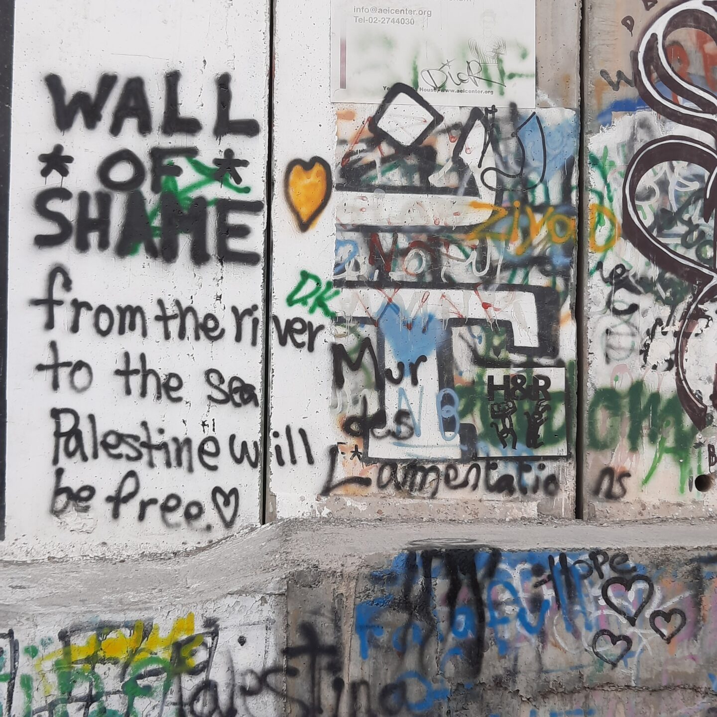 Wandbild "Freies Palästina"  © zvg