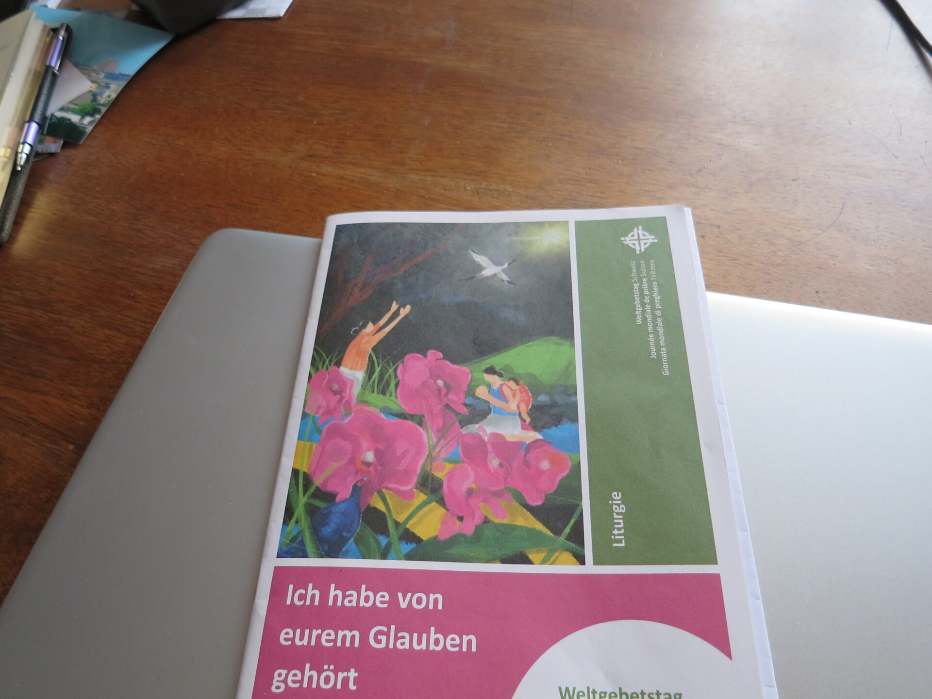 Titelbild auf dem Liturgieheft von Hui-Wen Hsiao.