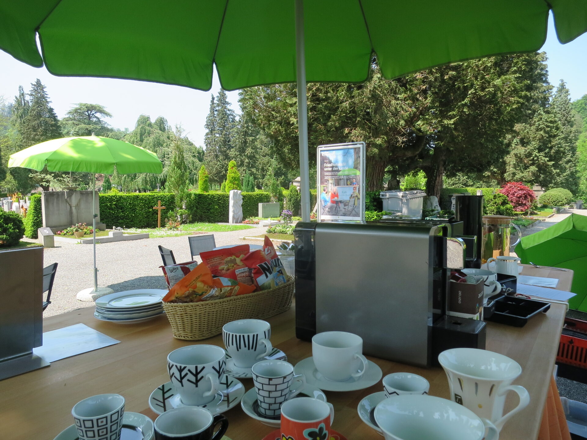 Café im Friedental in Luzern. Foto: Elisabeth Aeberli