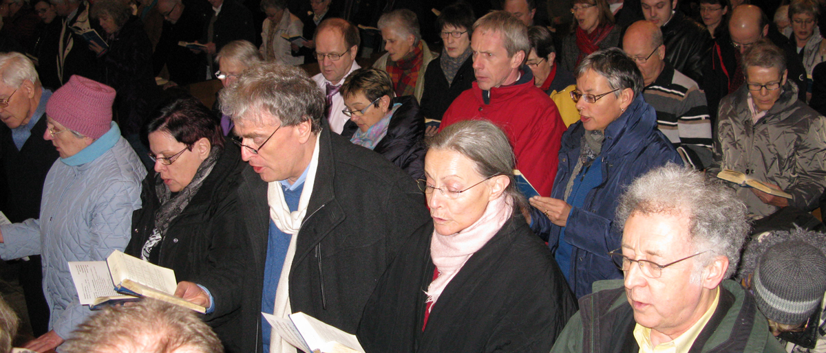 Wallfahrt für eine erneuerte Kirche  © Walter Ludin
