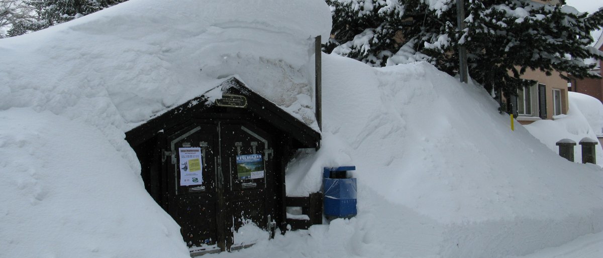 Klimaleugner und Verschwörungstheoretiker würden auch in solchen Situationen leugnen, dass Schnee existiert. © Walter Ludin