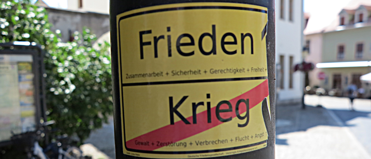 Wähle den Frieden.© Walter Ludin
