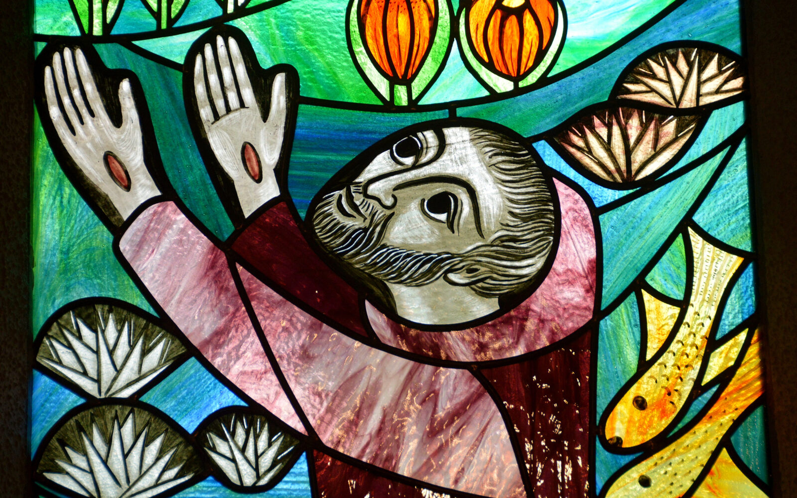 Sonnengesangs von Franz von Assisi im Provinzhaus Heilig Kreuz in Altötting